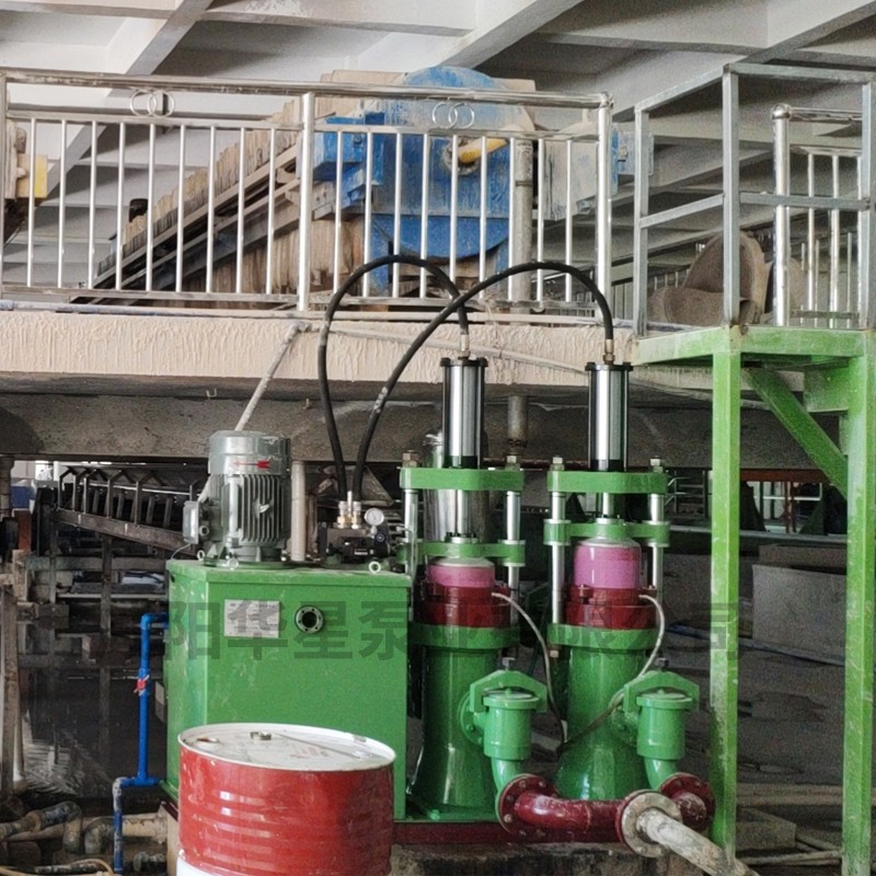 壓濾機(jī)節(jié)能進(jìn)料泵，液壓陶瓷柱塞泥漿泵